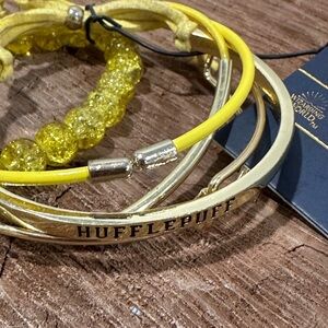 Warner Bros. Gold and Yellow Harry Potter Bracelet Set